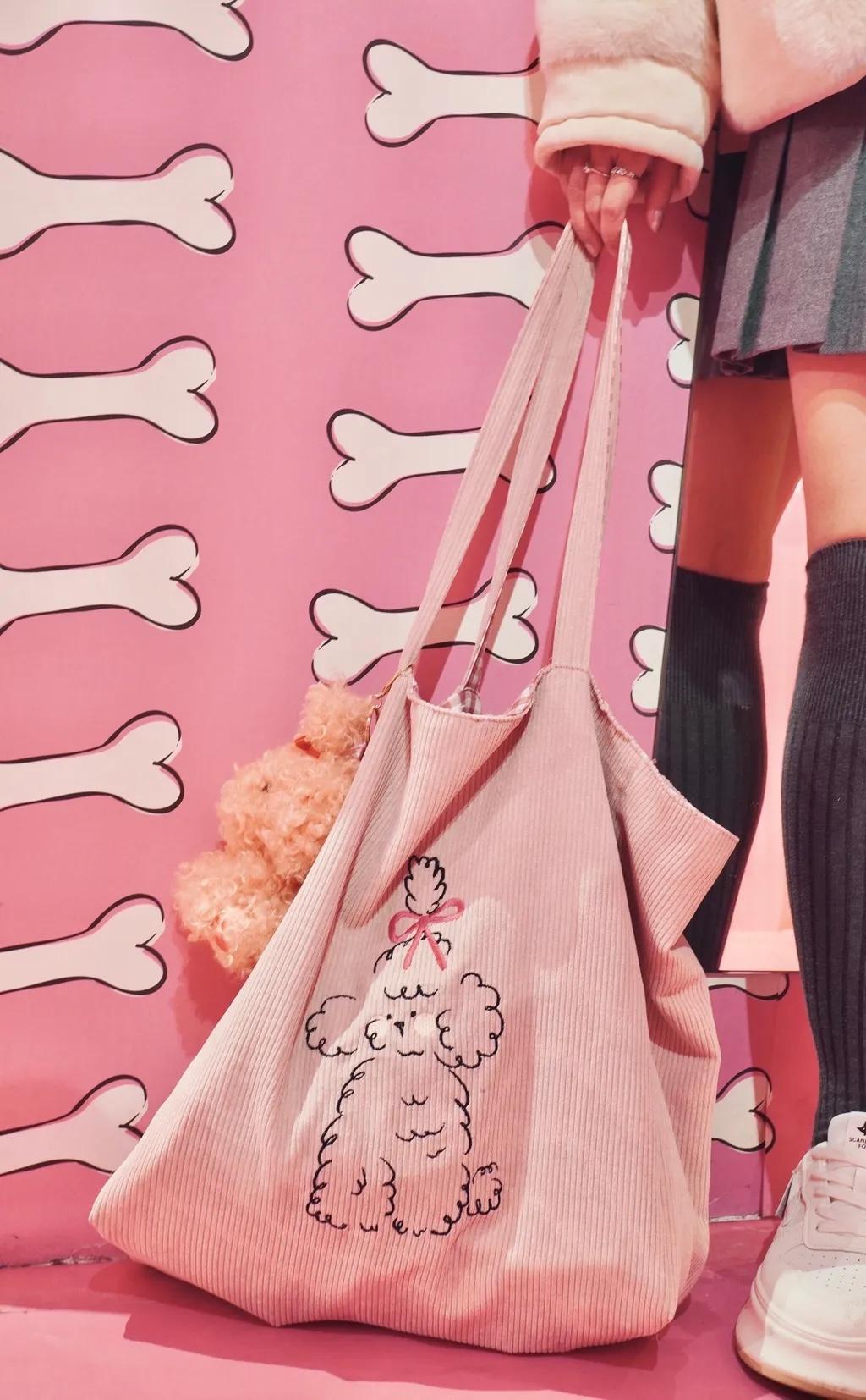 Oh là là Pets! 雙面絨糖托特包 ChuChu
