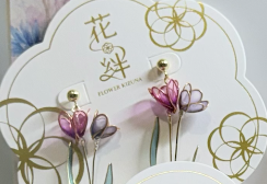 鬱金香耳環
